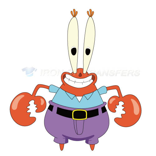 SpongeBob SquarePants Iron-on Stickers (Heat Transfers)NO.858
